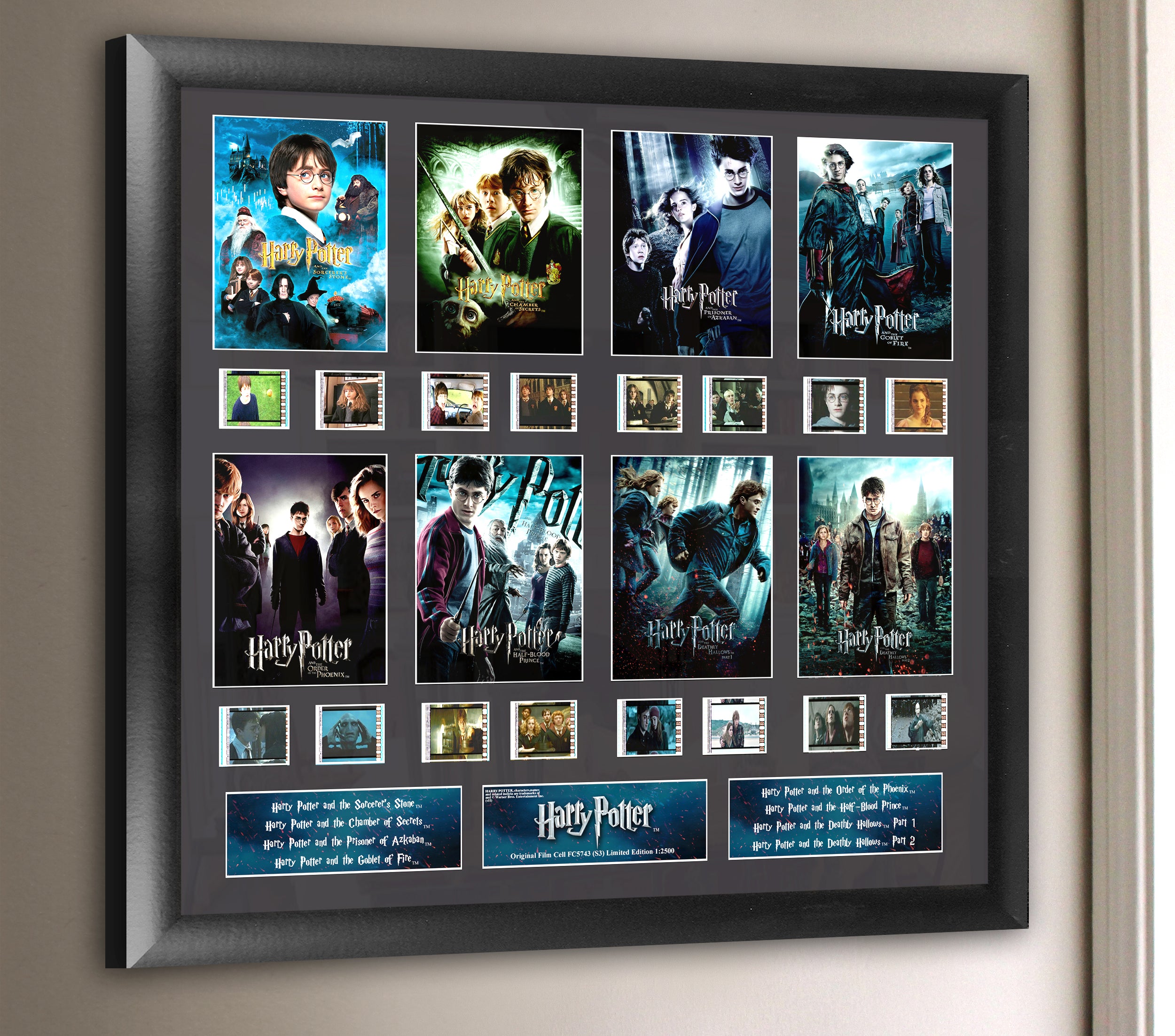 Harry Potter 1-7 Finale (S3) FilmCells Presentation Limited Edition Mixed Montage Wall Art USFC5743